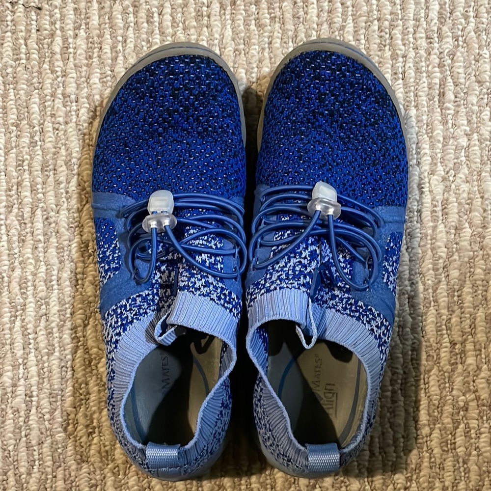NurseMate blue tennis shoes